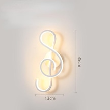 Yatak Odası Arka Plan Duvar Lambası Basit Modern Yatak Odası Çocuk Odası Lambası Başucu Koridor Oturma Odası Koridor Lambası Beyaz