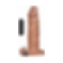 Red Fox 4 Cm Uzatmalı Realistik Titreşimli Penis Kılıfı Melez Xtender