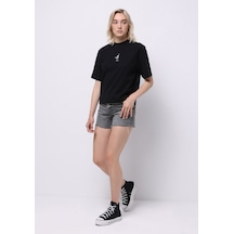 Colin's Colins Mom Fit Yüksel Bel Düz Kadın Denim Jean Şort Cl1073889 Q1.v1 Dn05072 Denim