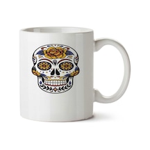 Kuru Kafa Kurukafalar 149 İki Tarafı Baskılı Kupa Bardak Çok Renkli