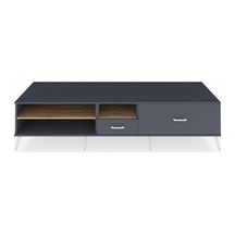 Kronos Tv Ünitesi 2 Raflı 2 Çekmeceli 220x59x51 Antrasit-çam/antrasit Atlas Çam/antrasıt - Antrasıt
