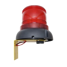 Mesan Ø110 İkaz Lamba Xenon Çakar Buzzer L Montaj Kırmızı 12vdc Ms 608.1.12vdc