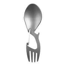 3'ü 1 Arada Kamp Kaşığı Sofra Takımı Titanyum Ultra Hafif Titanyum Diğer