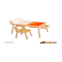 Wood&joy Rulo Aparatli Duyusal Etkinlik Masası + 1 Sandalye