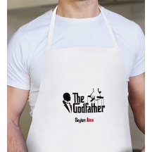 6Renk Kişiye Özel The Godfather Tasarımlı Beyaz Mutfak Önlüğü-1
