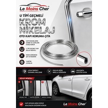 Chevrolet Epica Ls Krom U Tipi Geçmeli 5 Metre Oto Kapı Kenar Koruyucu Fitil