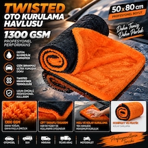 Aracımtemiz Twisted Oto Kurulama Havlusu 1300 Gsm 50 80cm