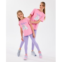 Skechers G Graphic Tee T-shirt Büyük Kız Çocuk Pembe Tshirt Sk2510019-610 Pembe