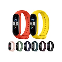 Xiaomi Mi Band 6 Kordon Mi Band 5 Kayış Jel Liquid Silikon Kordon