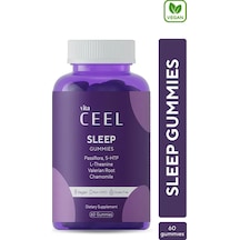 VitaCeel Uyku Döngüsüne Yardımcı Vegan Sleep Gummy Vitamin Passiflora, Vitamin B6, 5-  http, L-theanie