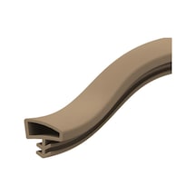 Contacall Ahşap Kapı Fitili Ahşap Kapı Contası Kahverengi 25 Metre Ortadan Tırnaklı Akc-61