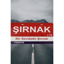 Şırnak Şehir Temalı Plaka Sök-tak Pratik Yeni Nesil