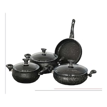 Konak Züccaciye 7 Parça 4mm Granit Tencere Seti