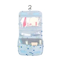 Mufunye Seyahat Tuvalet Çantası, Çok İşlevli Su Geçirmez, Mavi Kiraz