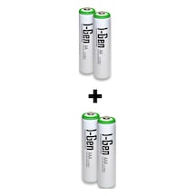 I-gen B180 2 Adet Aa 2700 Mah Şarjlı Kalem Pil + 2 Adet Aaa 900 Mah Şarjlı İnce Kalem Pil 1.2v Nı-mh