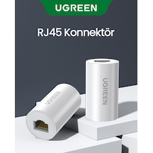 Ugreen Ethernet Kablo Birleştirici Ara Aparat Beyaz, 20391