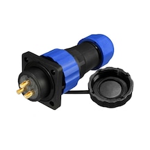 Sd28 Su Geçirmez 3 Pin 28 Mm Dörtgen Konnektör