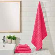 Soft Kybele Banyo Havlusu - Fuşya - 70x140 Cm Renkli