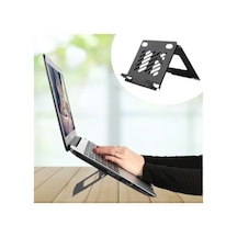 Ayarlanabilir Metal Dizüstü Destek Tabanı Katlanabilir Taşınabili
