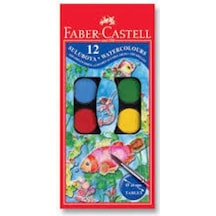Faber Castell Sulu Boya 12 Renk+Fırça