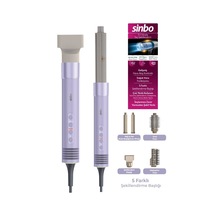 Sinbo Shd-1760 Saç Şekillendirme Cihazı 3 Hız 5 Başlık 110.000rpm Sıcaklık Ayar