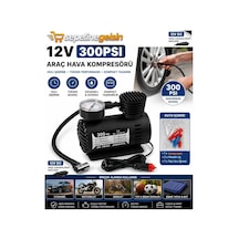 Sepetinegelsin Taşınabilir Oto Hava Kompresörü Çakmaklık İle Çalışır 12v 300 Psi
