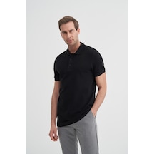 Cazador 4613 Polo Pike T-shirt Siyah