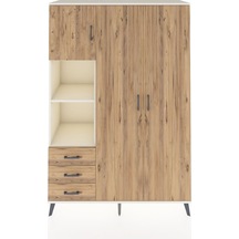 Hyperion Dolap 6 Raflı 3 Çekmeceli Tek Askılı 132x44x195 Aytaşı-çam/çam Atlas Çam/atlas Çam Hyperion Dolap 6 Raflı 3 Çekmeceli Tek Askılı 132x44x195 Aytaşı-çam/çam Atlas Çam/atlas Çam
