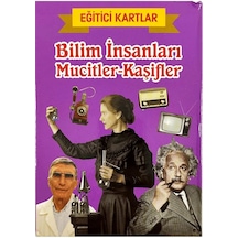 Bilim İnsanları Mucitler-kaşifler Eğitici Oyun Kartları - Etkinli