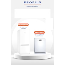 Profilo BD3055WEVN - BM6320MA 2'li Buzdolabı 2'li Beyaz Eşya Set