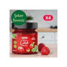 Ş.ilavesiz %65 Çilekli Reçel 275 G 4 Lü