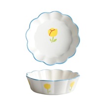 Salata Meyve Kasesi Seramik Kase Retro Tabak Kahvaltı Kasesi Tatlı Kasesi Salata Kasesi Büyük Çorba Kasesi Oturma Odası Masaüstü Dantel Meyve Salatası Kasesi Ramen Kase