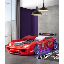 Vento Cooper Rüzgarlıklı Full Ledli Arabalı Yatak, Kırmızı Vento Cooper Rüzgarlıklı Full Ledli Arabalı Yatak, Kırmızı