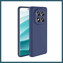 Bezos Redmi Note 14 Pro 5g Uyumlu Kılıf Nano İçi Kadife Silikon - Lacivert Ob