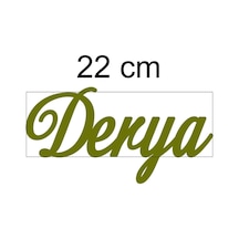 Gold Aynalı Pleksi I Sim- Altın Aynalı Pleksi Isim 22 Cm Gold
