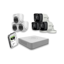 Hıkvısıon - 6 Kameralı 2mp Güvenlik Sistemleri + Full Set