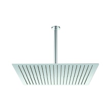 Ankastre Duş Başlığı Borulu Kare Slim Metal 50x50 Cm Tavandan Kdb101-ktd111