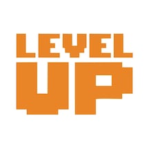 Level Up Sticker 17x17 Cm Turuncu