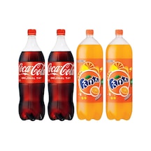 Coca Cola 2 x 2.5 L + Fanta Portakal 2 x 2.5 L
