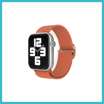 Bezos Watch 20mm Uyumlu Star Kordon - Turuncu Dfnbez