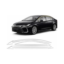 Niken Toyota Corolla Cam Çerçevesi Kenar Çıtası Krom Tamtur 2019+ 12 Parça