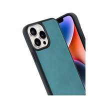 Cosmotex Newface İphone 14 Pro Max Kılıf Aras Deri Kapak - Açık Yeşil