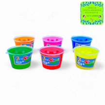 Slime 6'lı 6 Renk 100 Gr X 6 Hazır Slime- Sağlık Sertifikalı