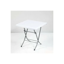 Arçelik Balkon Ve Kamp Masası 60x60 Cm Beyaz