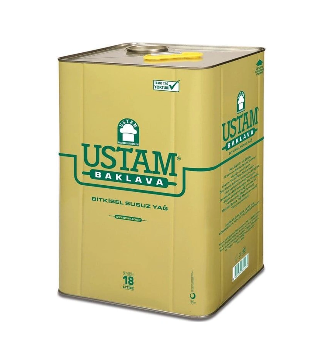 Ustam Baklava Yağı Sade 18 L 18 L