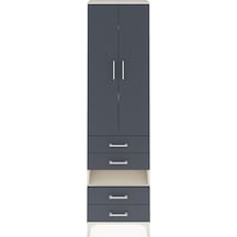 Arges Dolap 4 Raflı 4 Çekmeceli 2 Kapaklı 60x30x221 Aytaşı-an... Aytaşı