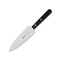Creme Pasta Servis Bıçağı Çift Dişli 16 Cm Siyah