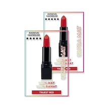 Avon Ultra Mat Ruj - Truest Red İkili Set