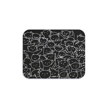 Sevimli Kediler Siyah Beyaz Mouse Pad -23 Cm X 19 Cm- Kaydırmaz Taban Ev Ve Ofis Kullanımı Mousepad