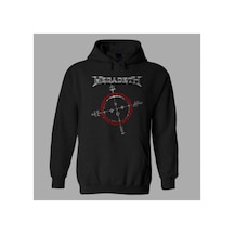 Tarzsokak Unisex Siyah Megadeth Cryptical Writings Hoodie